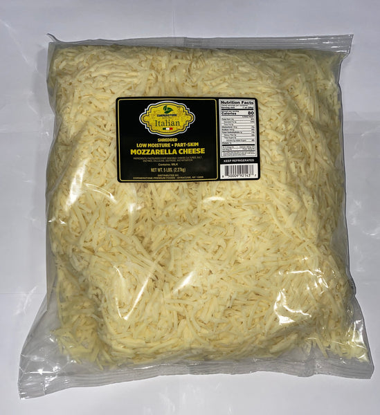 Shredded Low Moisture | Part Skim Mozzarella Cheese