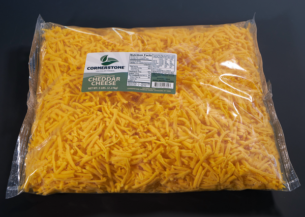 Shredded Yellow Cheddar Cheese FTHR