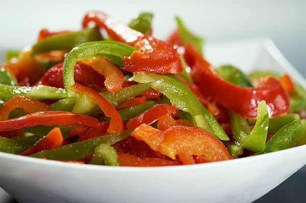 Mixed Pepper Strips (Blended 50/50 Red & Green)